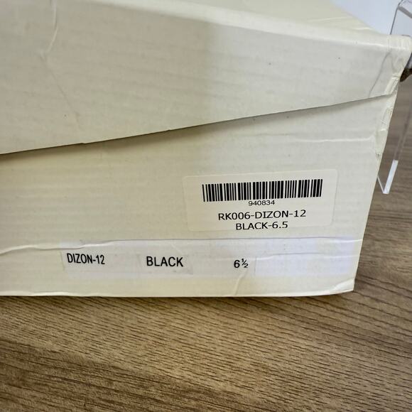 Vigo Fiore Womens Black Sparkle Strappy Formal Heels New in Box Size 6.5 - Picture 13 of 14